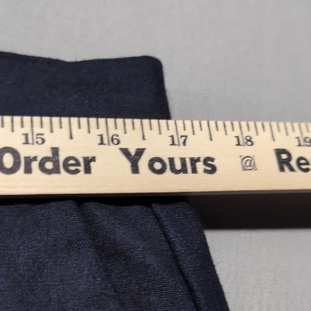 Gap Nova Fides Italian Fabric Skinny‎ Fit Navy Blue Wool Blend Pants Mens 33x32